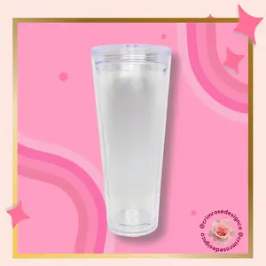 24oz Custom Acrylic Snowglobe Tumbler