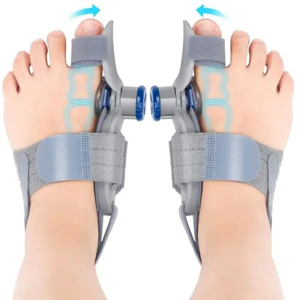 2PCS Bunion Corrector for Women & Men, FSA Approved Products Only, Adjustable Bunion Fix for Big Toe Separation Pain Relief, Toe Alignment Corrector for Left/Right Feet Hallux Valgus Relief