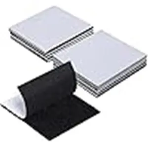 UU Self-adhesive square Velcro hook Adhesive buckle for indoor and outdoor use - instead of holes and screws, black.