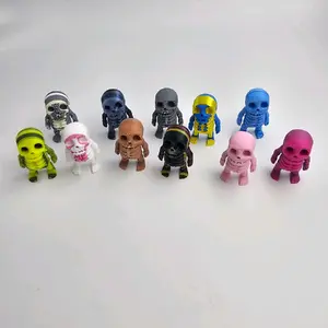 Flush Mini Skeleton 3D Crafted Collectible Ornament for Horror Fans Decor Spooky Doll Figurines Statues Unique Eye-Catching Design