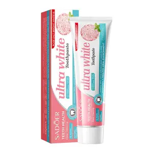 Ultra White Toothpaste with Activated Charcoal - Natural Teeth Whitening Rose Salt Formula Protects Gums Removes Stains & Bad Breath