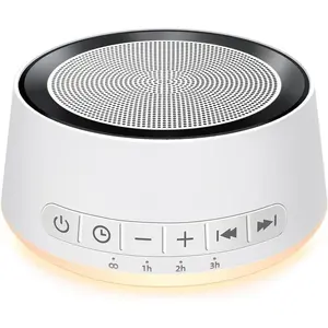 Sound Machine White Noise Machine with 30 Soothing Sounds 12 Colors Night Light Sleep Machine for Baby Kids Adults Brown Nosie Machine Pink Noise Machine with 32 Volume Levels for Office Home Travel