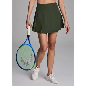 RBX Women's Ace It Pleated Tennis Skirt with Built-In Shorts