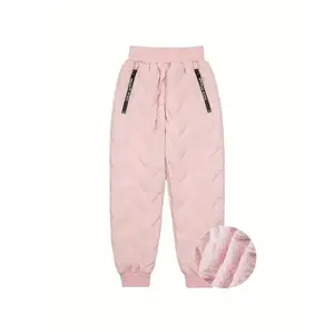 Girls?? Winter Ski Must-Have! Windproof Warm Ski Pants |       Triple-Layer Insulated, Fleece-Lined (Elastic Cuffs, Zipper Details)