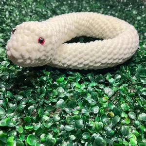 Soft Crochet Snake Plush Toy - DIY Knitting & Crochet - Toys & Hobbies