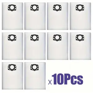 5pcs/10pc For Karcher Dust Filter Bags WD4/WD5/WD6 & MV4/MV5/MV6 Vacuum Cleaners - Model 2.863-006.0 Dust Protection Replace