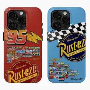 Premium Aesthetic Special Edition Matching Couples Automotive Race Car Graphics Tough Shockproof Phone Case for iPhone 11 12 13 14 15 16 17 Pro Max Plus