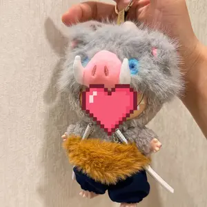 Demon Slayer Clothes for LABUBU (NO Doll), Handcrafted Crochet Accessories for LABUBUS About 6.7''/17cm Dolls, Premium Outfit-Cute Clothes for Dress up Unique Style