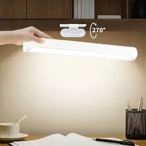 Upgrade Your Space with This Rechargeable LED Under Cabinet Light! ✨ Magnetic Dimmable Lights, 3 Colors, Adjustable Angle & Stepless Dimming – Perfect for Bedroom, Closet, or Office, Indoor Light