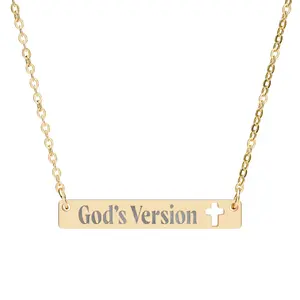 God's Version, Necklace with Cross Cutout