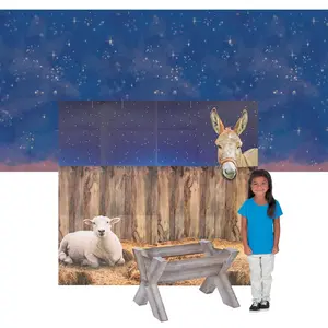 Small Nativity Pageant Decorating Kit - 4 Pc.