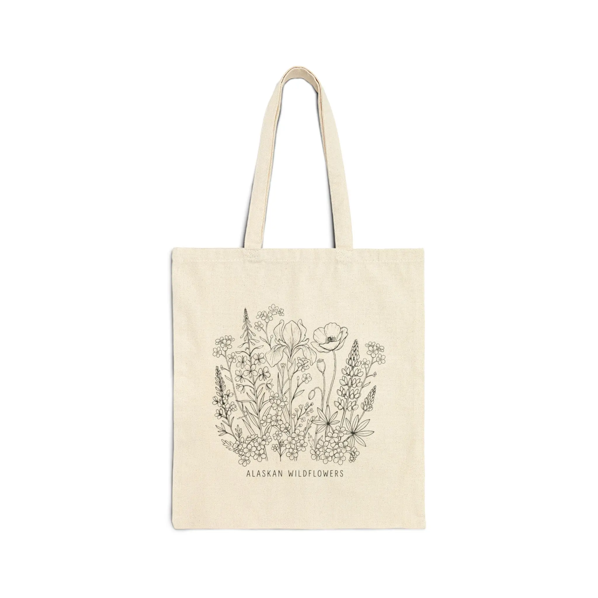 Alaskan Wildflower Tote Bag