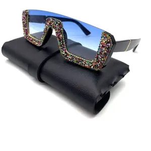 Rainbow Rhinestone Sunglasses