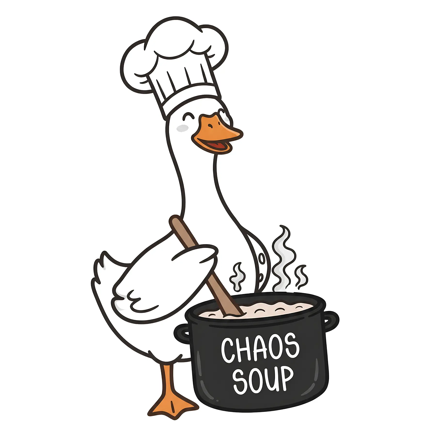Silly Goose Sticker Pack, Waterproof Vinyl Funny Meme Animal Stickers