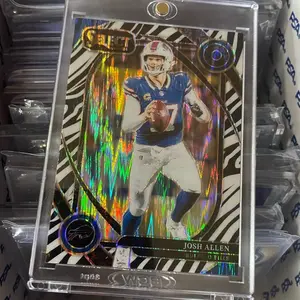 2024 Panini Select Josh Allen Zebra Prizm SSP Club Level CASE HIT
