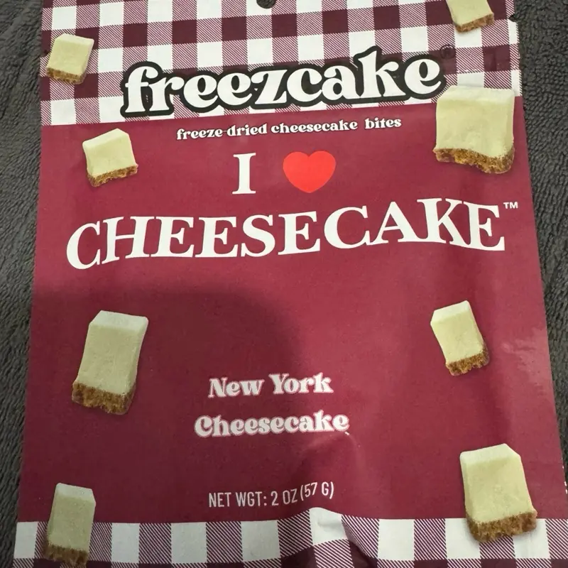 freeze dried NY cheesecake bites
