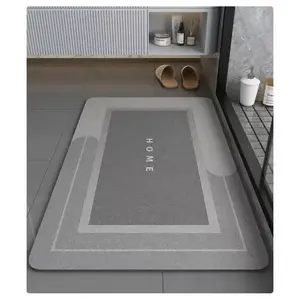 Safe Non-slip Bathroom Mat | Super Absorbent Quick-drying Bathroom and Kitchen Rugs - Suitable for Families, Children and The Elderly