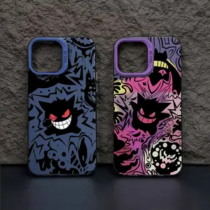 Cute Gengar Phone Case For Iphone 17 Pro Max 17 AIR 16 15 13 12 11 Pro Max 16 PLus  16e XS XS Max 7 8 Plus SE Hard PC Phone Cover