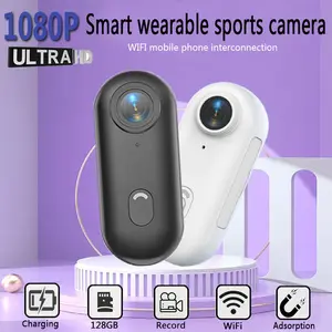 Multifunctional Mini Pocket Camera 1080p 32GB Ultra-HD Cycling Camcorder Mini Wearable Camera Full-HD Hands-Free Video Recorder Ideal for Cycling and Sports