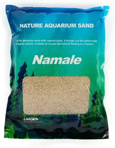 Namale Aquarium Sand 11 Lbs(3L), Super Natural for Aquarium Landscaping, Cosmetic Sand for Plant Tank, Fine Grain Natural Color River Sand for Freshwater or Blackwater Biotope Tank