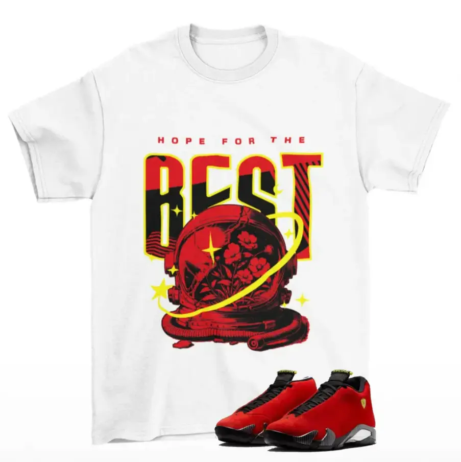 Best Unisex Shirts To Match Jordans AJ14 Challenge Red, Challenge Red 14s Outfit, Graphic Tees, Trendy Summer Sun Tees, Top T-Shirt