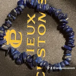 Pieux Customs LAPIS LAZULI Wisdom & Truth Bracelet Handcrafted with Natural Stones for Healing and Enlightenment