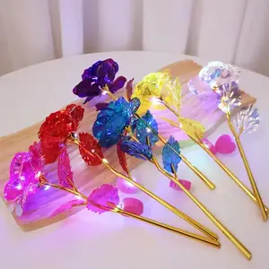 12pic Gold Foil Rose Artificial Flowers Bouquet Realistic Texture Elegant Home Decor Perfect Gift For Mother Valentine Wedding Graduation Teen Girl Present