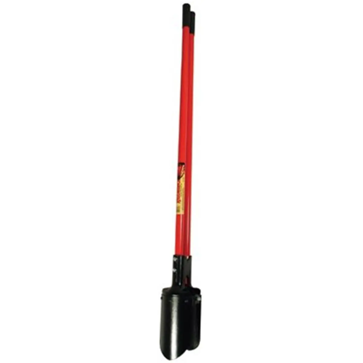 212 MAIN Hercules Type Post Hole Digger, Razorback H48Fg Model, Fiberglass Grip, Long Fiberglass Handle, Riveted Blades