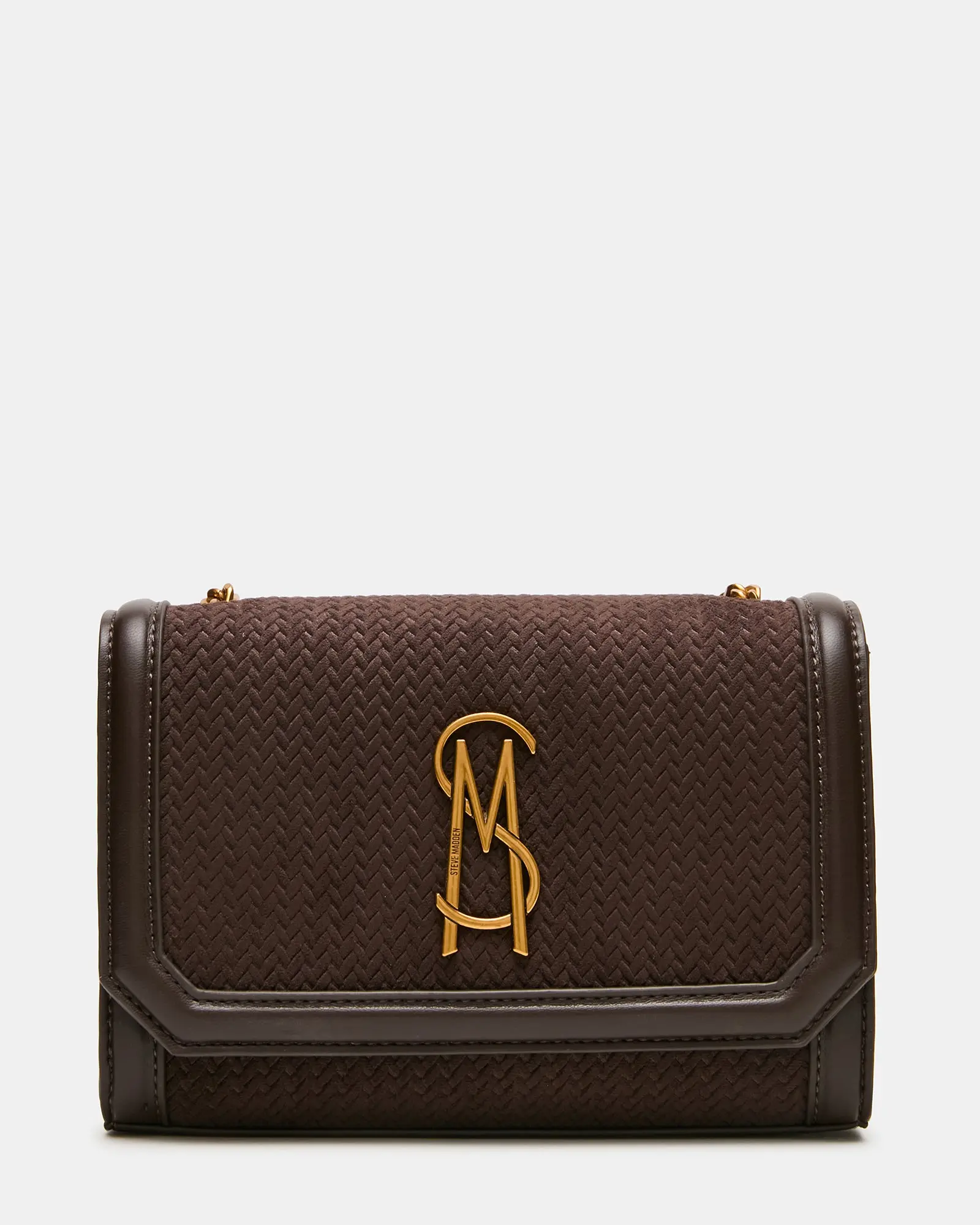 LARISA WOVEN BAG CHOCOLATE