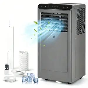 Garvee 8K/10K/12K/14K BTU Portable Air Conditioners, 3-In-1 Portable AC Unit for Rooms Up to 350/450/550/750 Sq. Ft, Dehumidifier, Fan, Energy Saving, Remote Control, 24 Hour Timer, Sleep Mode, for Bedroom/Office