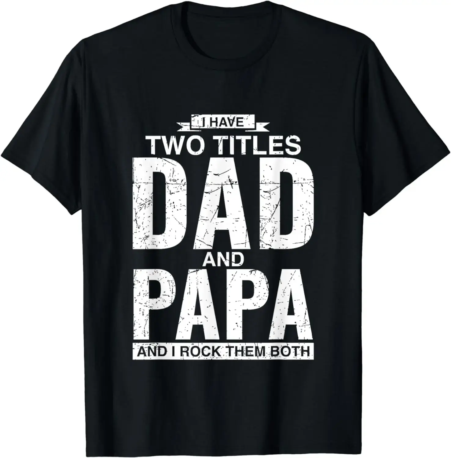 100% Cotton Soft Classic Unisex T-Shirt - Cool Dad/Papa Graphic Tee, Casual Menswear Short-Sleeve Fabric Top for Father's Day Gifts, Tshirt