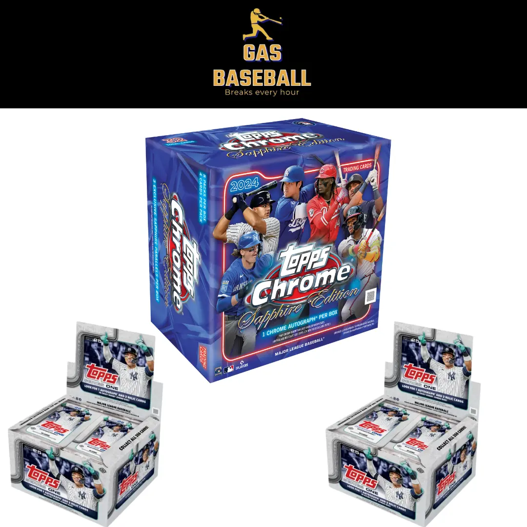 Break 4693 3-box 1x 2024 Topps Chrome Sapphire; 2x 2025 Topps Break 4693 3-box 1x 2024 Topps Chrome Sapphire; 2x 2025 Topps