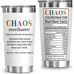 Chaos Coordinator Tumbler, Chaos Coordinator Gifts,