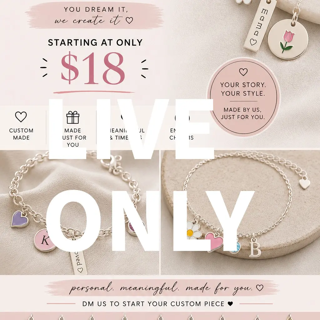 Custom Charm Necklaces and Bracelets