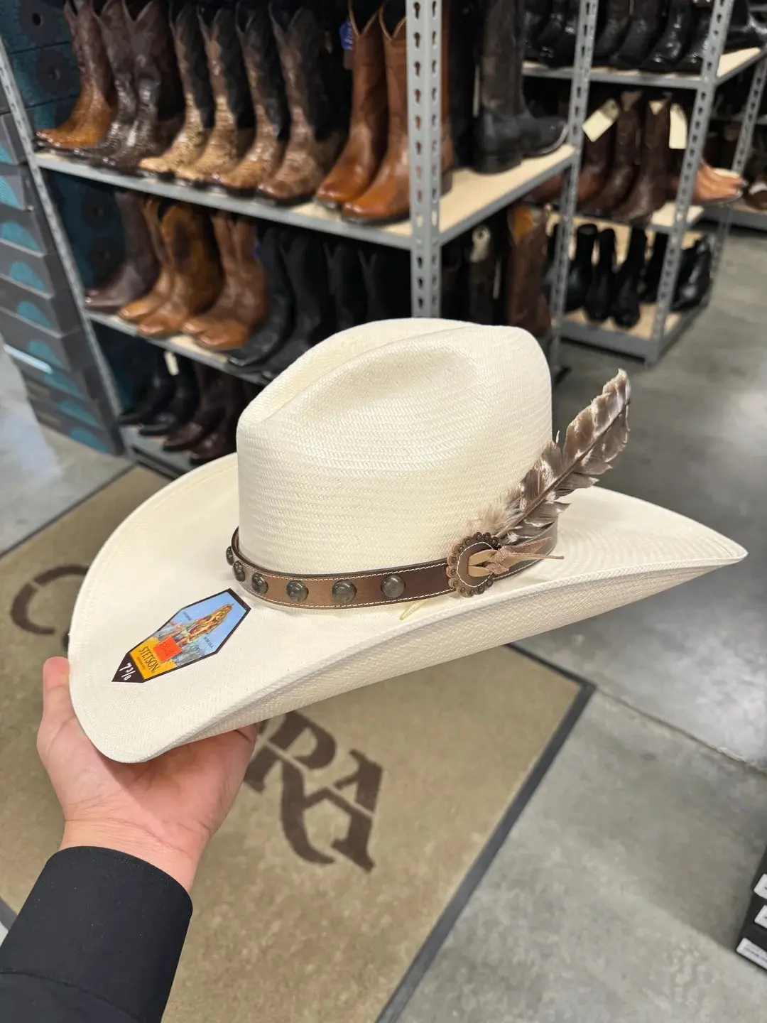 STETSON BROKEN BOW 10X STRAW COWBOY HAT