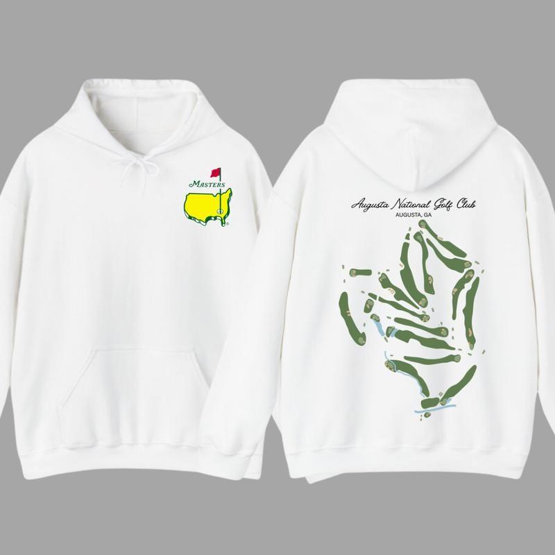 Augusta National Course Map Golf Hoodie, Augusta National Golf T-Shirt, The Masters Tournament Golf Hoodie For Men, Gift For Men