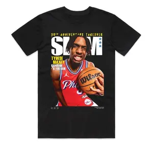 SLAM Cover Tee- Tyrese Maxey. Size S to 3 XL