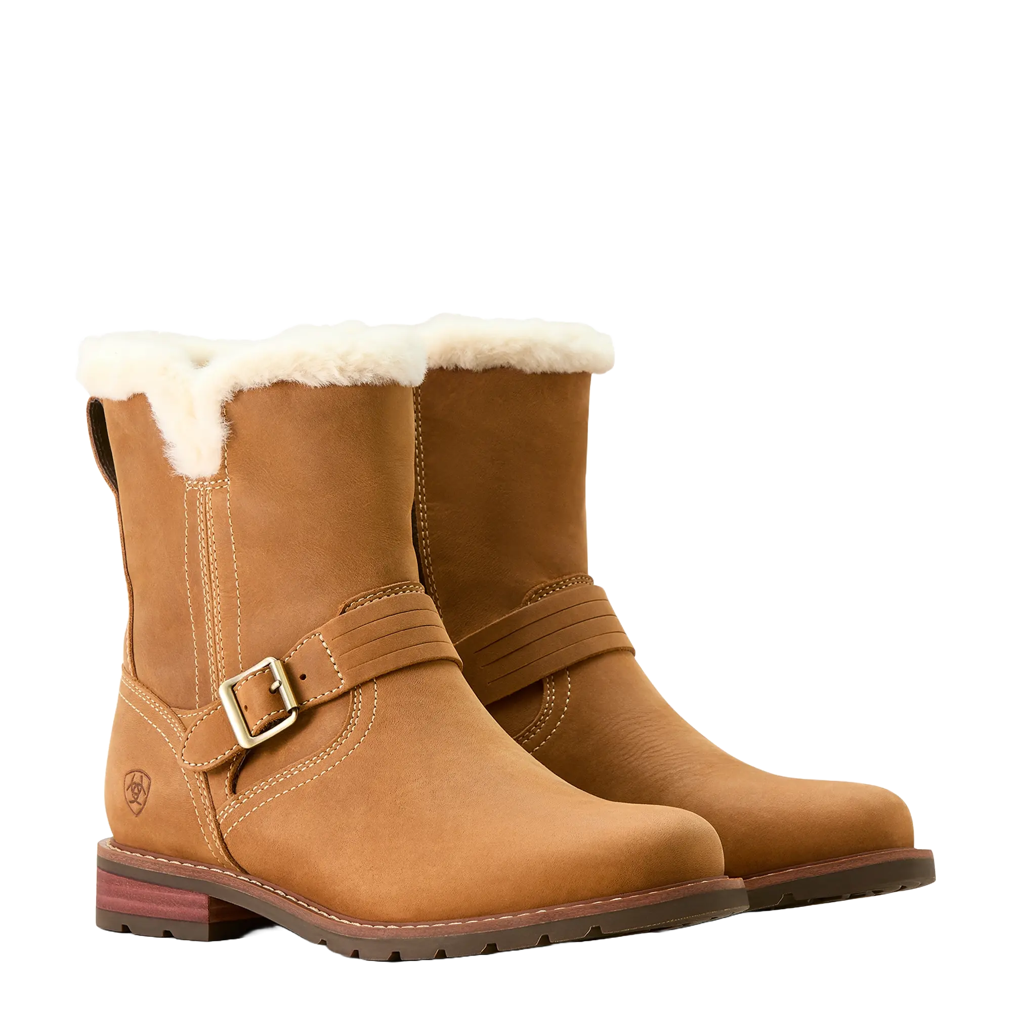 Ariat Ladies Savannah Sherpa Carmel Tan Waterproof Boot 10053768