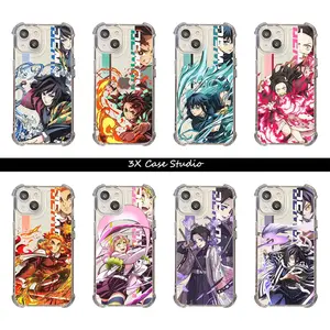 Hot Anime D-Demon Slayer Giyu Tomioka Transparent Phone Case For iPhone 17 16 15 14 13 12 Pro Max Plus Anti Fall Birthday And Holiday Gifts Case Cover