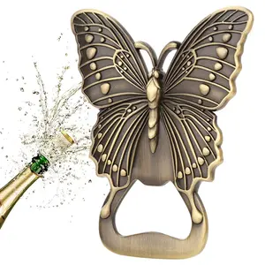 Butterfly Shape Metal Bottle Opener, Elegant Beer Opener, Home Kitchen Bar Utensils Party Supplies, Women's Gift, Stylish and Functional Design, Versatile Use, Durable Metal
