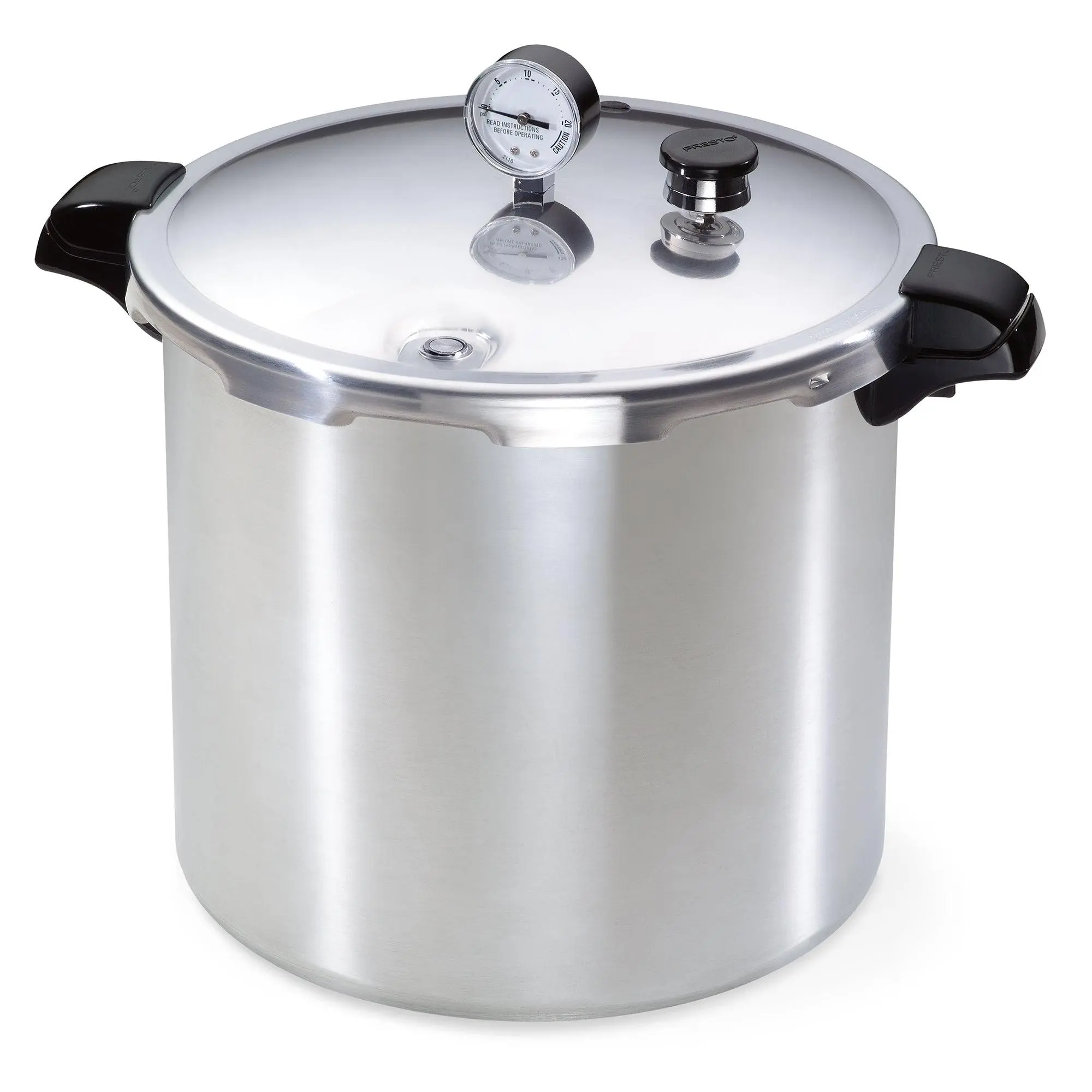 Presto 01784 23 Quart Pressure & Boil Canner Induction Capable, Aluminum, Silver
