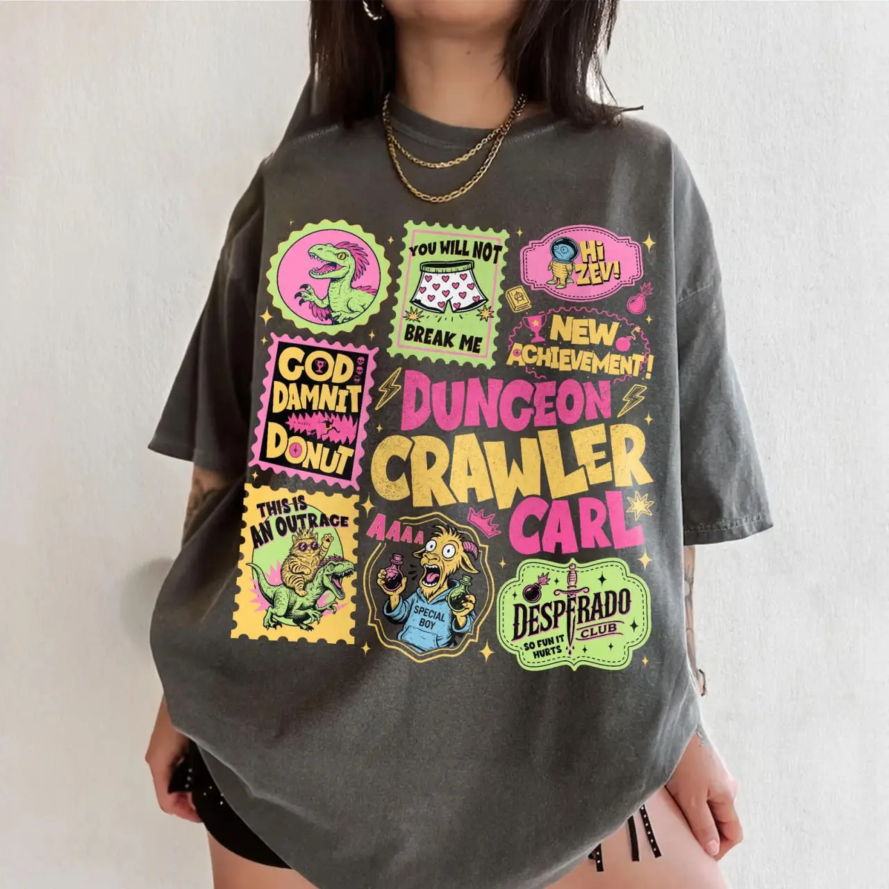 Dungeon Crawler Carl Stamp Shirt, God Damnit Princess Donut Tshirt, I’m Yelling Carl, You Will Not Break Me, SciFi Book Lover