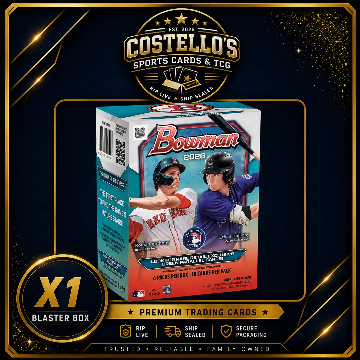 2026 Bowman Baseball Blaster Box