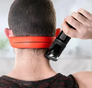 Nekmate - The Original Neckline Shaving Template | Shave the back of your neck in 1 minute or less | Straight, Even Lines, DIY, Hands-Free, 100% Skin-Safe Silicone