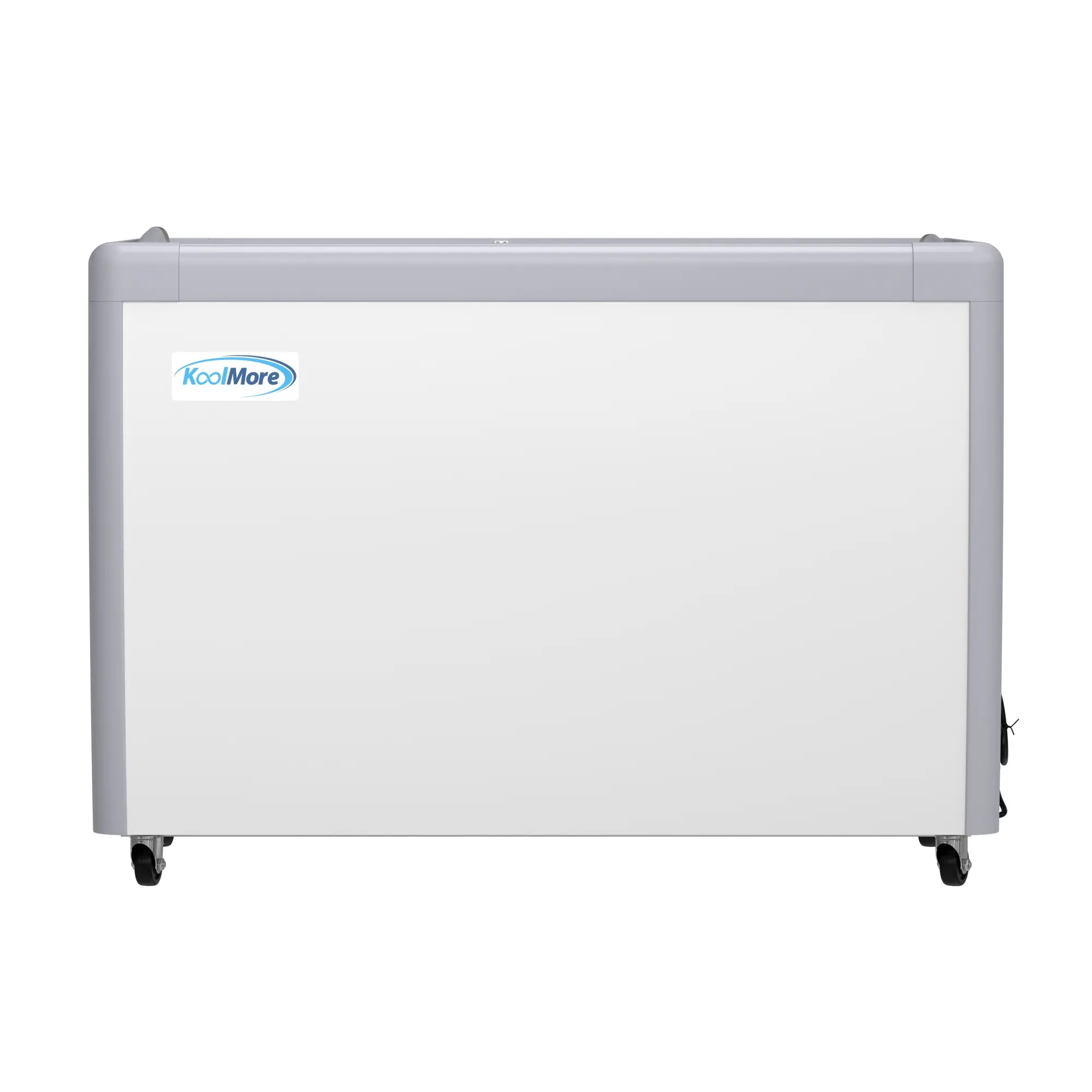 Commercial Gelato Dipping Cabinet, 50 in. 13 cu. ft. Display Freezer with Sliding Glass Door for Restaurant, Cafe, Small Business, Adjustable Temperature Range KM-GDC-49SD