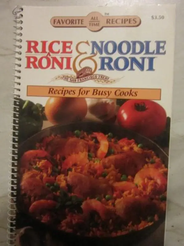 USED Book - Favorite All Time Recipes: Rice-a-Roni & Noodle-Roni by Favorite All Time Recipe Staff (Paperback) - english, Easy Recipe, Home Cooking