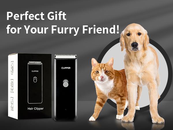 Pet Clippers for Dog Hair Grooming Low Noise, Rechargeable Cordless Cat Shaver with Ceramic Blade,Portable Pet Hair Trimmer for Matted & Long Hair