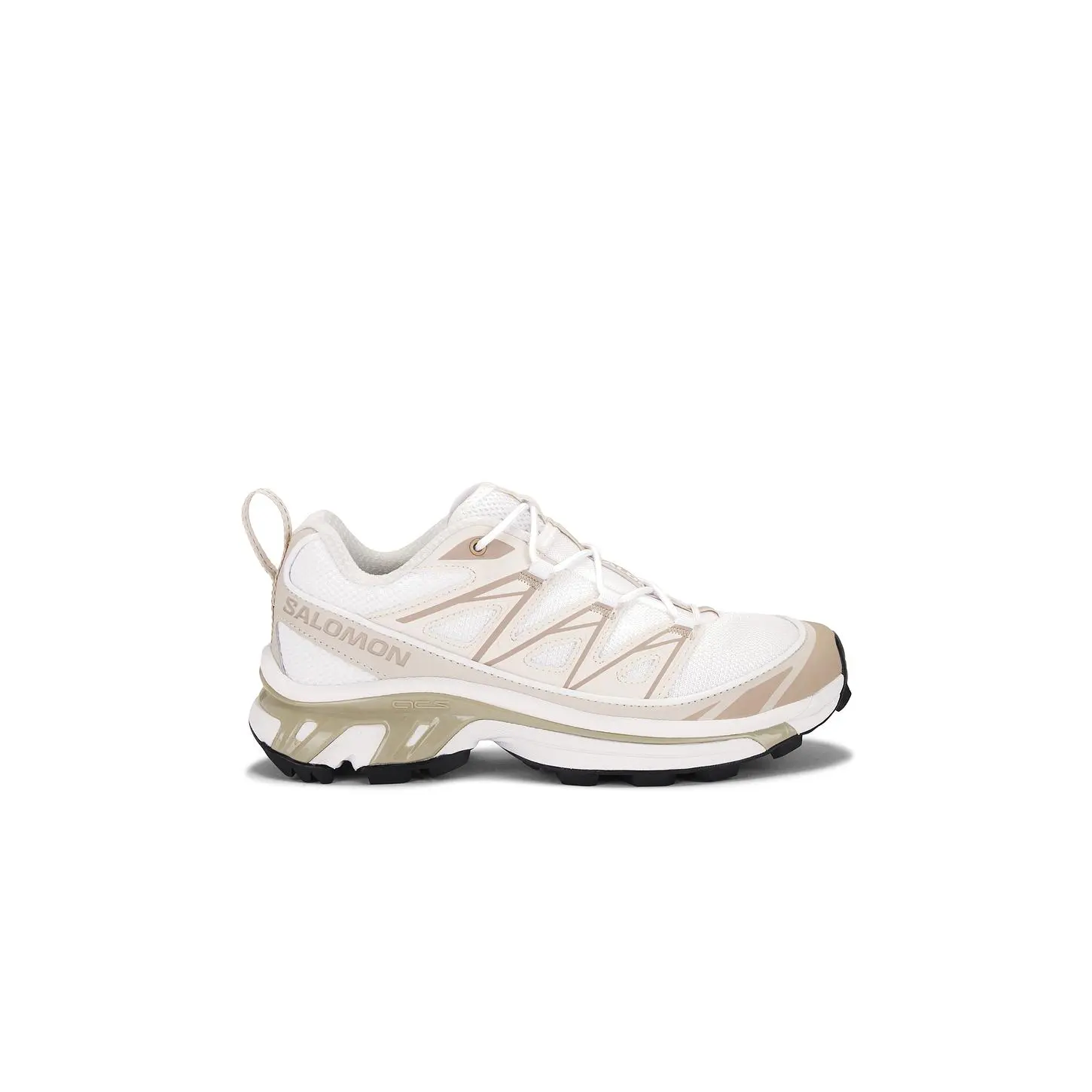 Salomon XT-6 Expanse in White, Rainy Day, & Oxford Tan