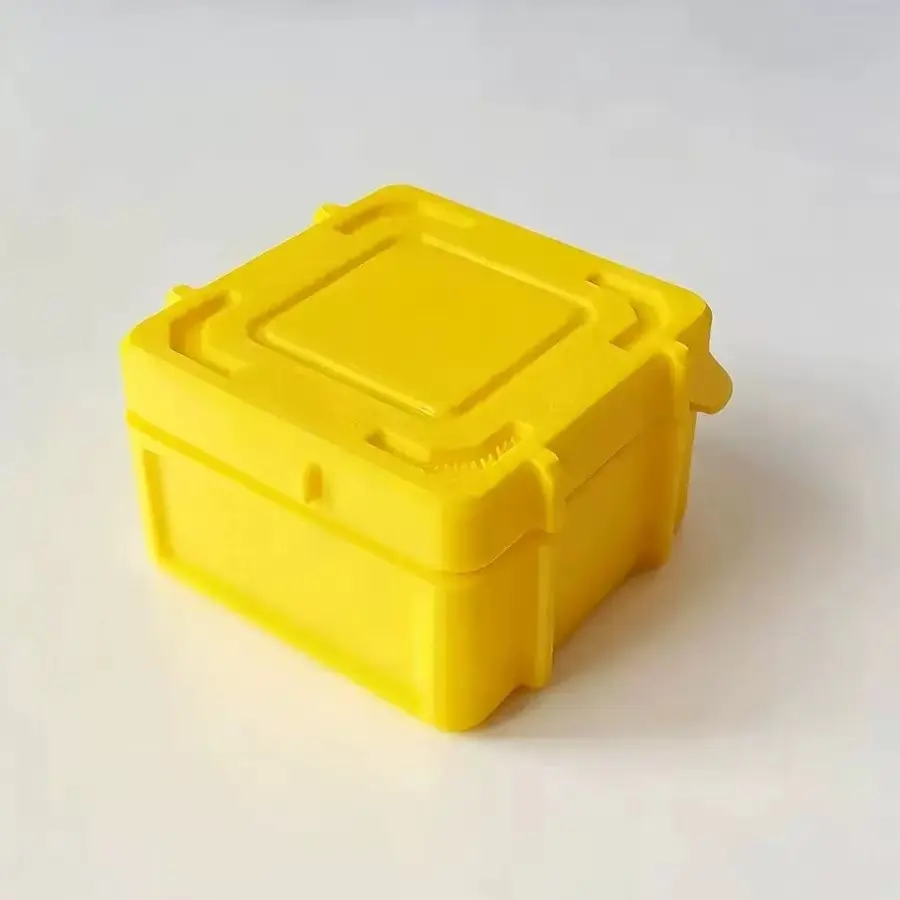 Mini Hardware Storage Box, Screw Nut Organizer, Small Tool Box, Toolbox, Compact Metal Parts Container, 1 Piece, Ideal for Home Workshop