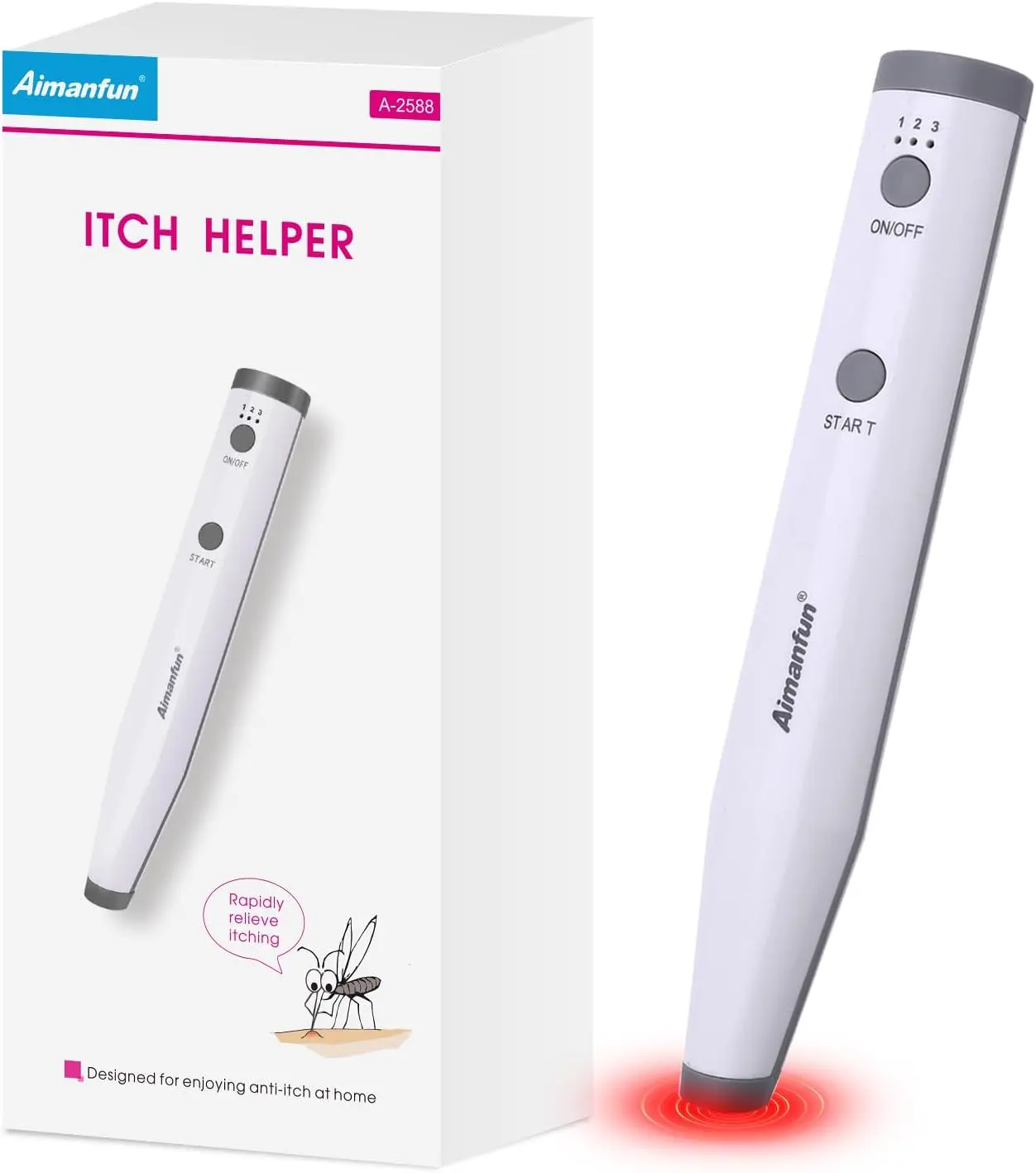 Rechargeable Bug Bite Relief Sucker - Chemical-Free Heat Treatment for Insect Stings, Itch Relief, Ideal for Outdoor & Home Use